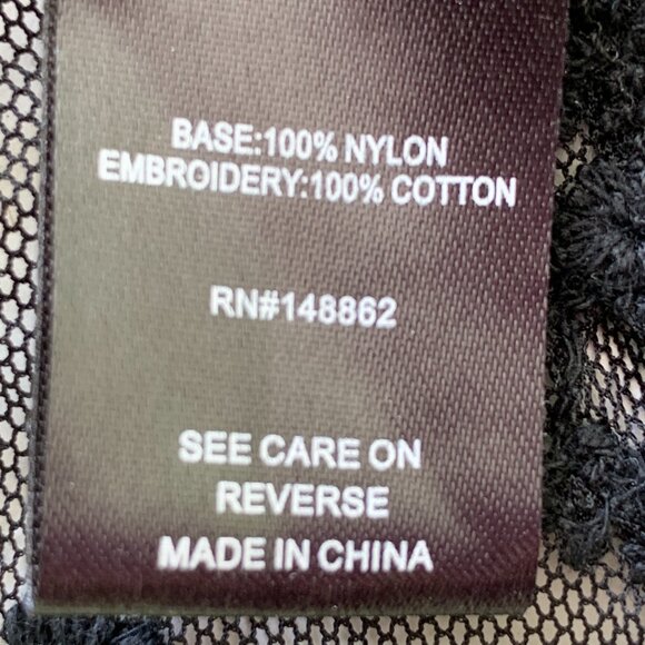 Share Torrid Black Sheer Lace Kimono Coverup Duster Cardigan Boho Festival Size - Picture 11 of 11